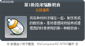 第1阶段浓缩断奶食 Tooltip