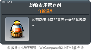 Wolf Cub Vitamins Tooltip