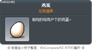 雞蛋 Tooltip