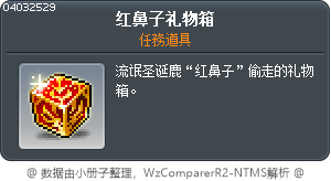 紅鼻禮物箱子 Tooltip