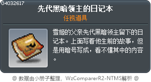 前代達克魯的日記 Tooltip