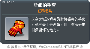 Sunny's Gloves Tooltip