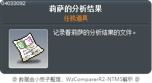 莉萨的分析结果 Tooltip