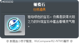 橄榄石 Tooltip