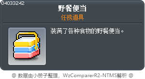 野餐便当 Tooltip