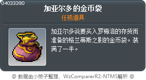 加亚尔多的金币袋 Tooltip