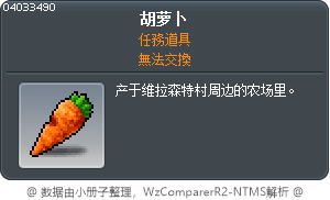 胡萝卜 Tooltip