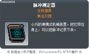 脈搏測試機 Tooltip