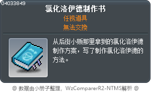 氯化洛伊德制作书 Tooltip