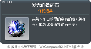 发光的镥矿石 Tooltip