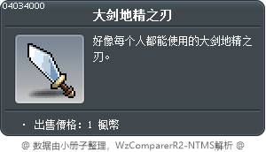 索德地精的刀 Tooltip