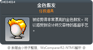 Cropped Blonde Wig Tooltip
