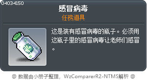 感冒病毒 Tooltip