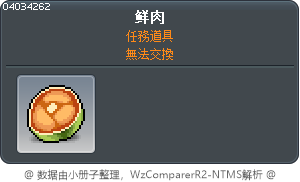 Raw Meat Tooltip