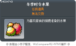 冬季时令水果 Tooltip