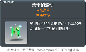 奈奈的波动 Tooltip