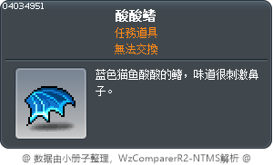 酸酸的腳蹼 Tooltip
