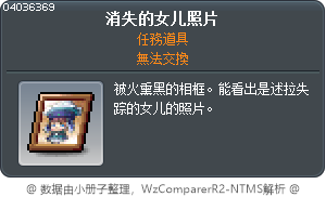 消失的女儿照片 Tooltip