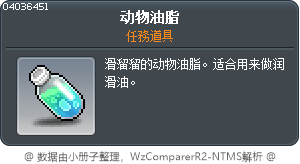 Animal Fat Tooltip