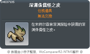 深渊侏儒怪之皮 Tooltip