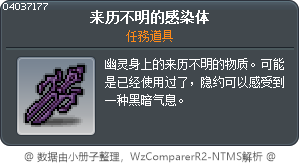 来历不明的感染体 Tooltip