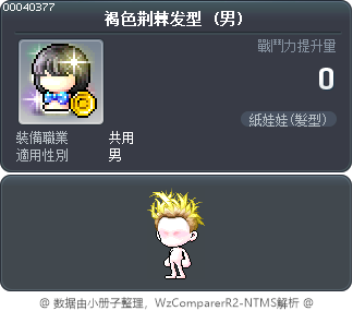 褐色荆棘发型 Tooltip