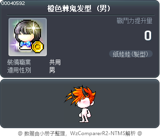 橙色棘鬼发型 Tooltip
