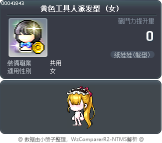 黄色工具人派发型 Tooltip