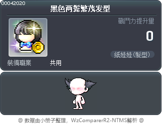 黑色两鬓繁茂发型 Tooltip