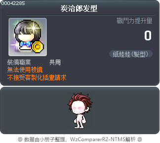 炭治郎发型 Tooltip