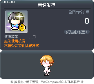 善逸发型 Tooltip
