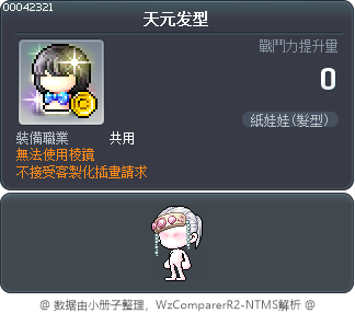 天元发型 Tooltip