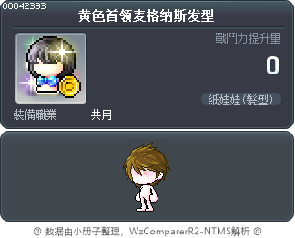 黄色首领麦格纳斯发型 Tooltip