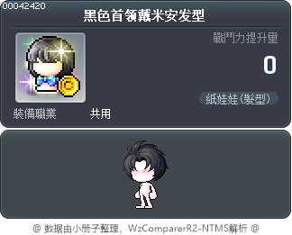 黑色首领戴米安发型 Tooltip