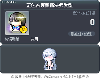 蓝色首领黑魔法师发型 Tooltip