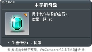 中等祖母绿 Tooltip