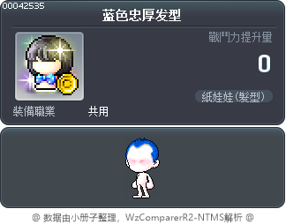 蓝色忠厚发型 Tooltip