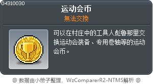運動會硬幣 Tooltip