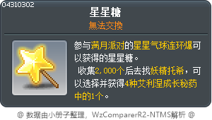 星星糖 Tooltip