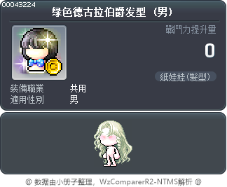 绿色德古拉伯爵发型 Tooltip