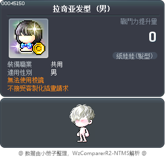 拉奇亚发型 Tooltip