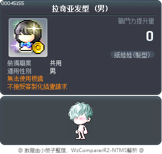 拉奇亚发型 Tooltip