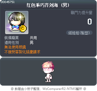 红色乖巧齐刘海 Tooltip