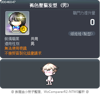 褐色柔软狸猫发型 Tooltip