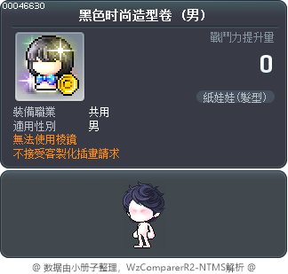 黑色时尚造型卷 Tooltip