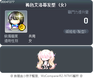 褐色艾洛蒂发型 Tooltip