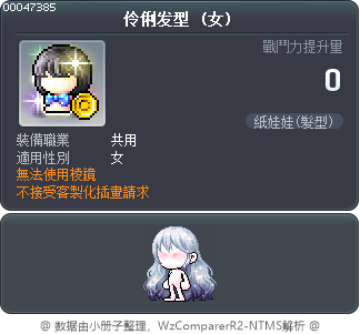 伶俐发型 Tooltip