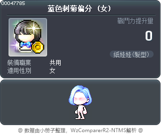 蓝色刺菊偏分 Tooltip
