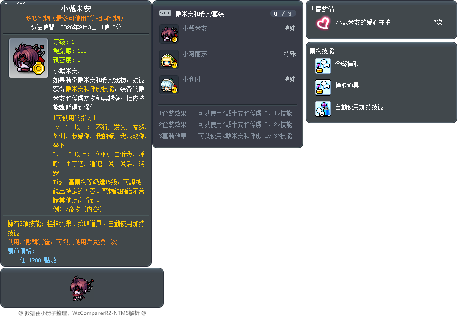 小戴米安 Tooltip