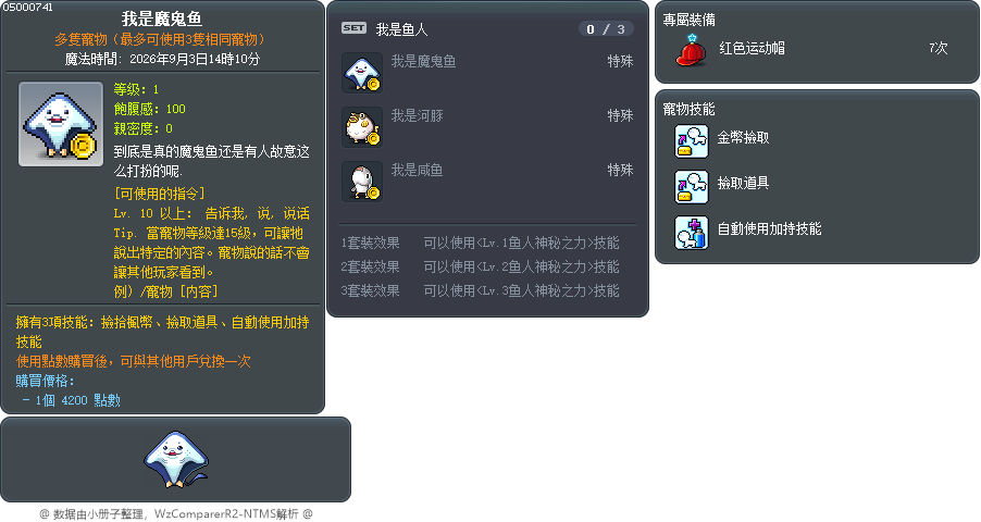 我是魔鬼鱼 Tooltip